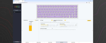 Mechanical Keyboard 68-Key Hall Effect RGB Wired Compact
