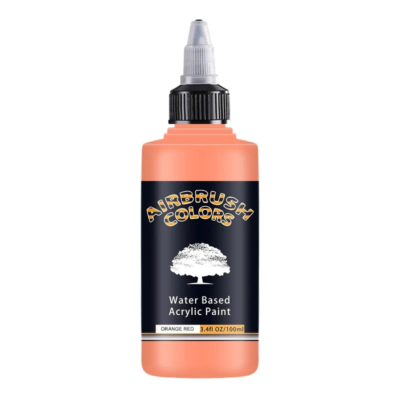 Airbrush Acrylic Paint Matte Inks Water Based Easy to Clean 32 Color Set 100ml Bottles For Model Hobby TikTok Viral Craft Trend 2026