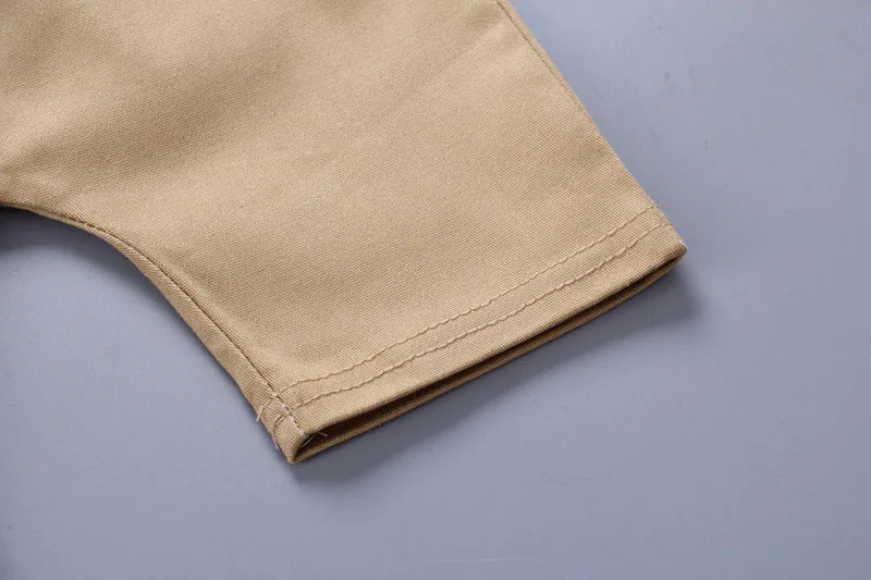 Close inspection of the boys summer t-shirt and shorts sportsuit - view 18