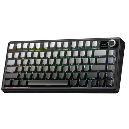 Gaming Mechanical Keyboard 75% Hot Swap RGB TFT Wireless