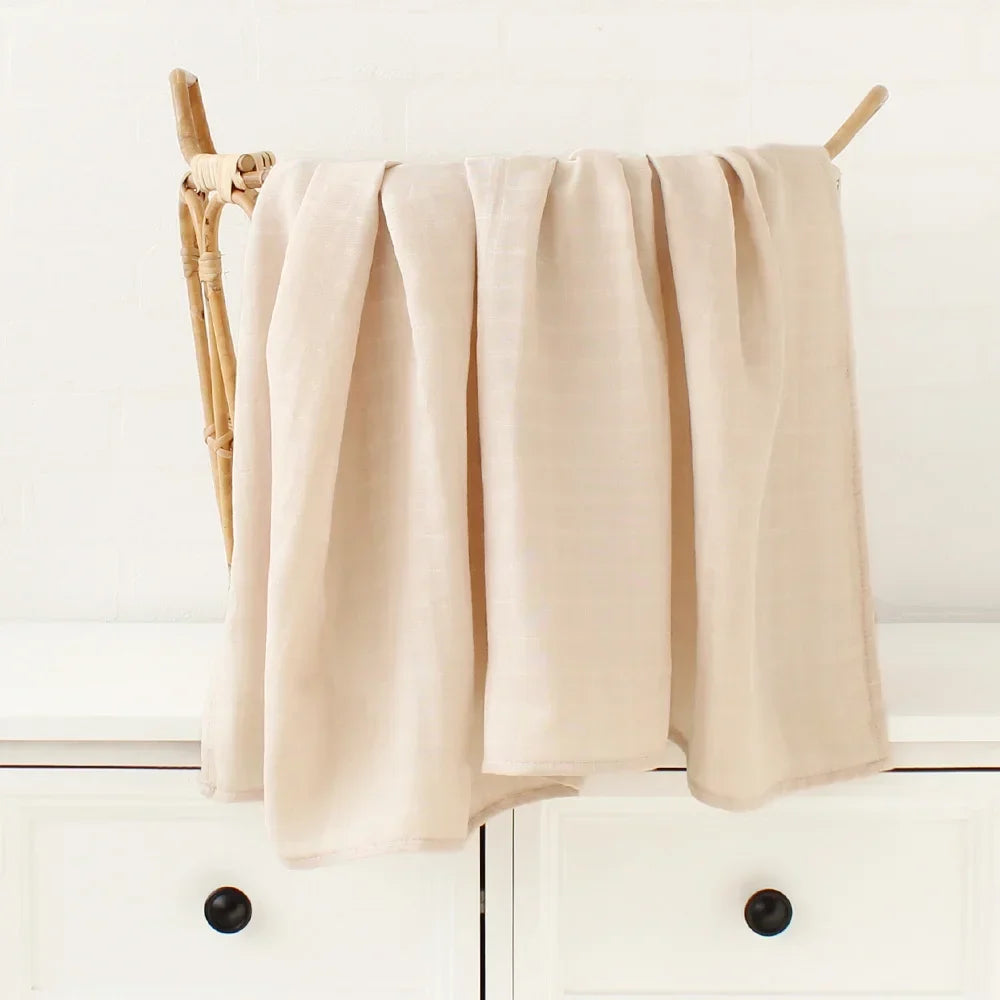 Bamboo Muslin Swaddle Blanket 120x120 Cm Floral Newborn Bedding Fall 2025 Breathable Eco Friendly Baby Gift