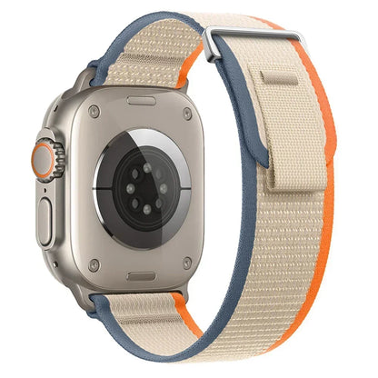 Nylon Trail Loop Apple Watch Band - Breathable Sport Strap for Ultra 3 2, Series 11 10 9 8 7 41-49mm