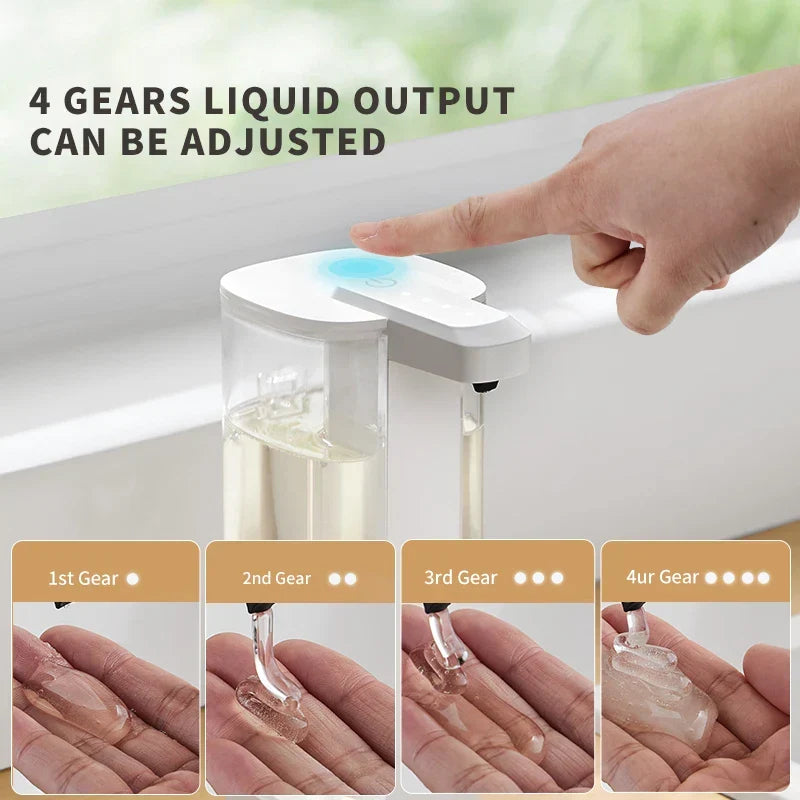 Automatic Soap Dispenser 500ml Sensor Kitchen Touchless Sanitizer Dispenser Fall 2025 Hygienic Rechargeable