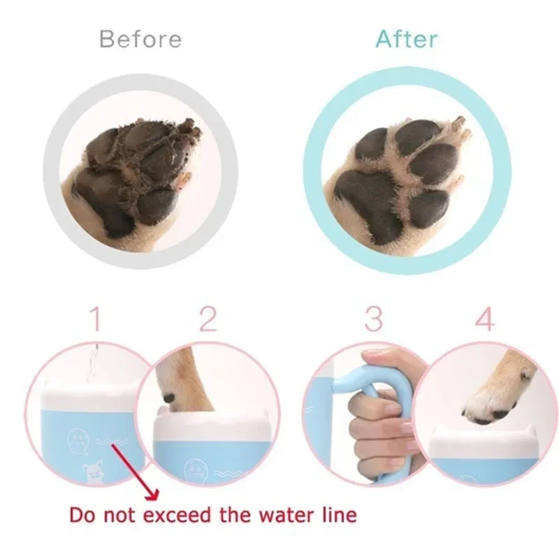 Dog Paw Cleaner Portable Silicone Paw Washer Cup Outdoor Fall 2025 360 Degree Gentle Quick Mess Free Cleaning