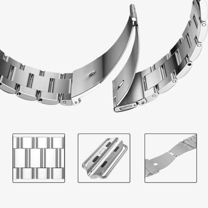 Stainless Steel Watch Band With Protective Case Secure Fit