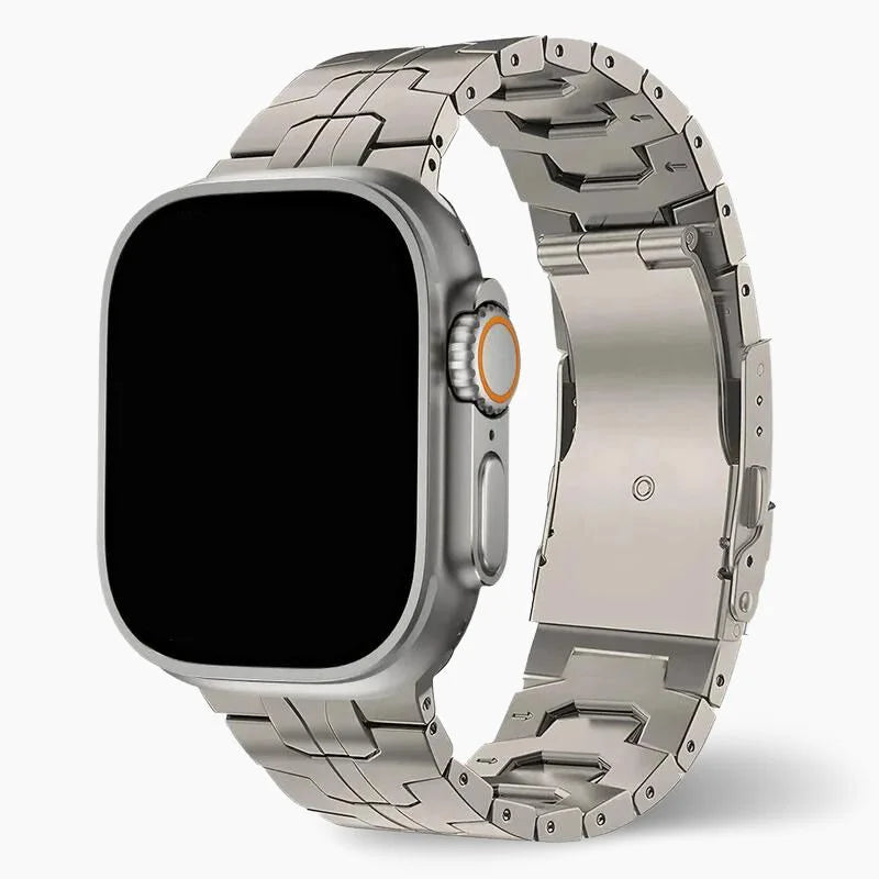 Titanium Watch Band Metal Link Strap Lightweight Comfort
