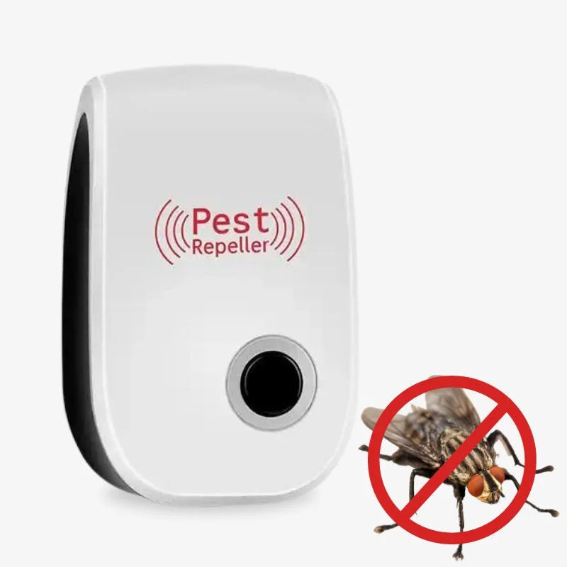 Ultrasonic Fly Repeller Silent Indoor Pest Control Safe