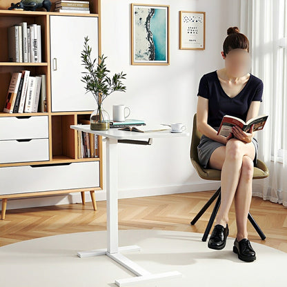 Adjustable Overbed Table on Wheels – Tilting - Flare Shack