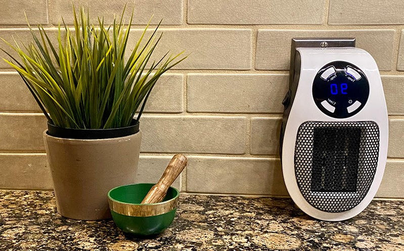 Portable Space Heater With Digital Display Compact Ceramic Heater For Quick Room Warmth Fall 2025