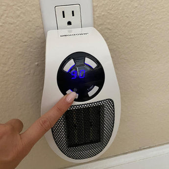 Portable Space Heater With Digital Display Compact Ceramic Heater For Quick Room Warmth Fall 2025