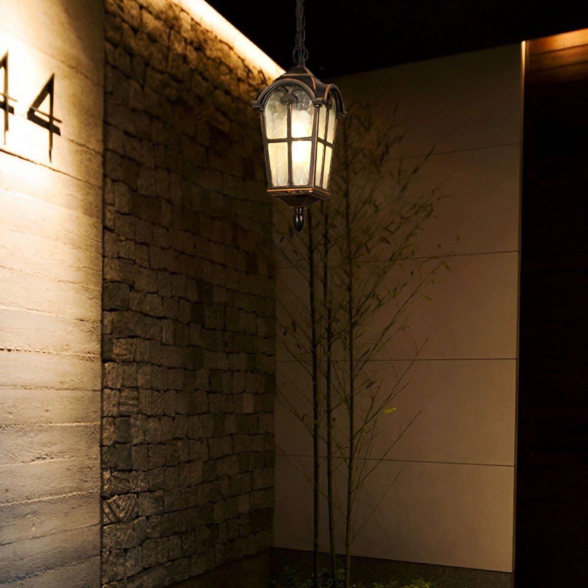 Ancient Rome Rustic Cross Waterproof Outdoor LED Lantern Pendant Lights