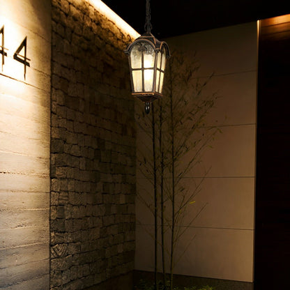 Ancient Rome Rustic Cross Waterproof Outdoor LED Lantern Pendant Lights
