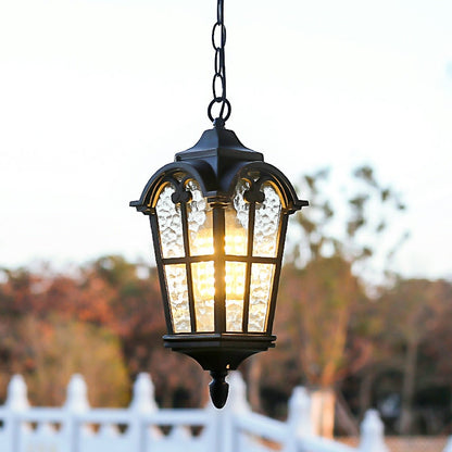 Ancient Rome Rustic Cross Waterproof Outdoor LED Lantern Pendant Lights - Flare Shack