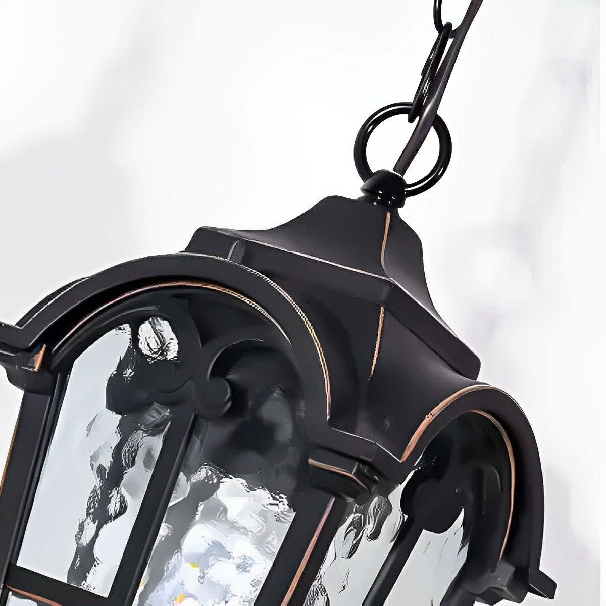 Ancient Rome Rustic Cross Waterproof Outdoor LED Lantern Pendant Lights