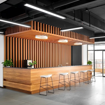 Black LED Recessed Hanging Linear Light - Flare Shack
