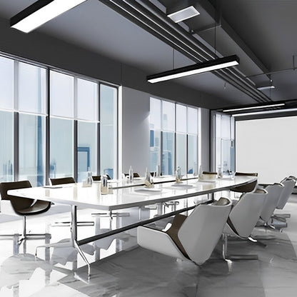 Black LED Recessed Hanging Linear Light - Flare Shack