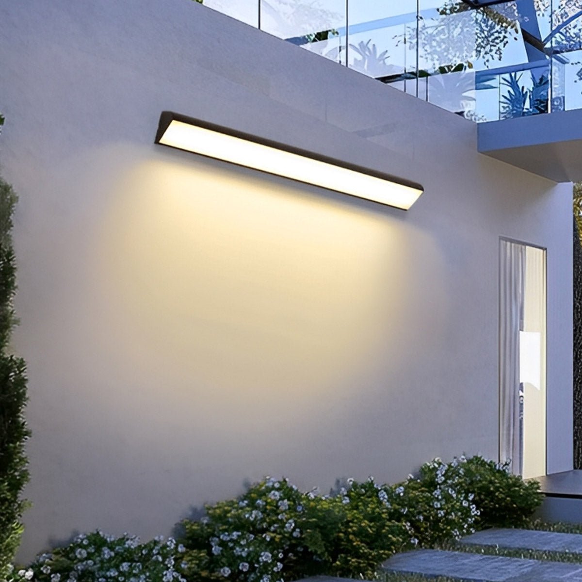 Black Waterproof Outdoor LED Strip Lights Porch Light Exterior Wall Lights - Flare Shack