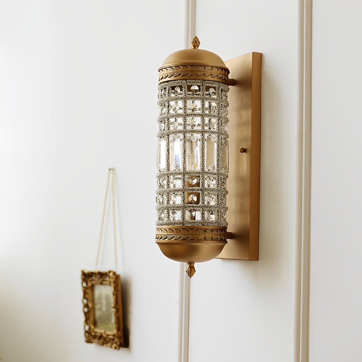 Dimmable Brass Vintage Luxury Wall Sconce