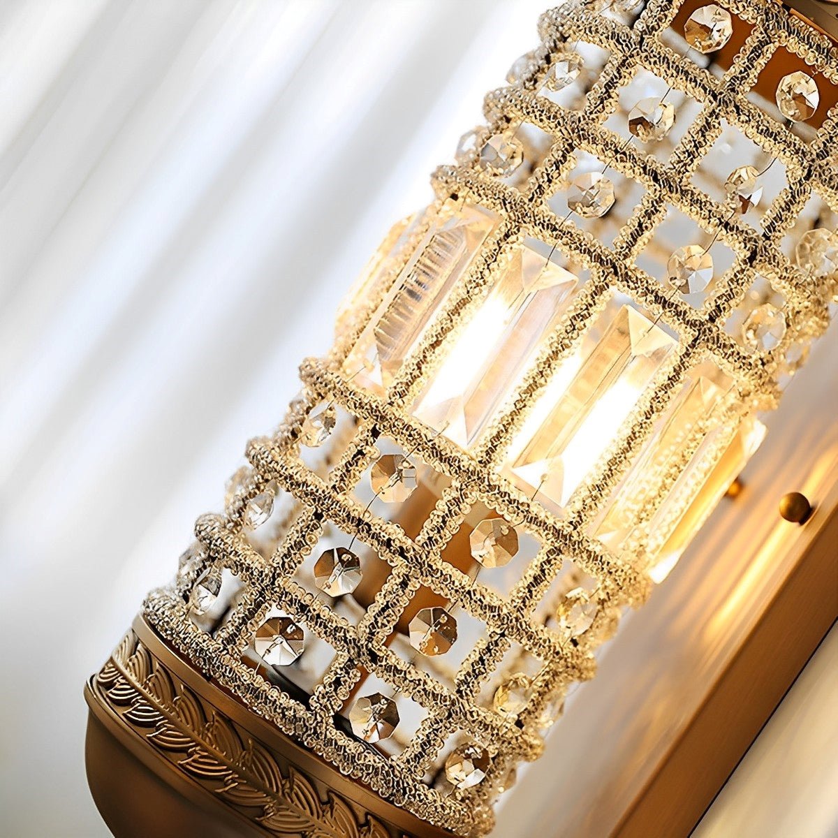 Dimmable Brass Vintage Luxury Wall Sconce