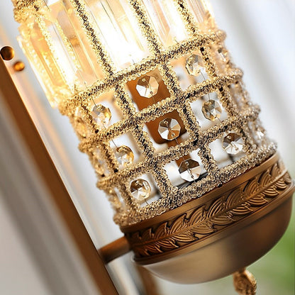 Dimmable Brass Vintage Luxury Wall Sconce
