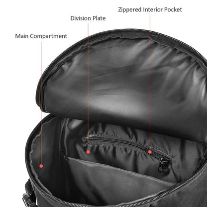 Fishing Tackle Backpack Tackle Box Organizer with Rod Holders