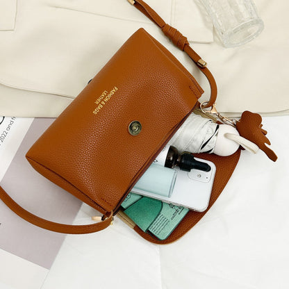 Lightweight versatile women's crossbody bag - soft-shoulder, PU leather, everyday use