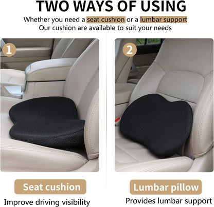 Car Booster Seat Cushion Memory Foam 3.5 Inch Posture