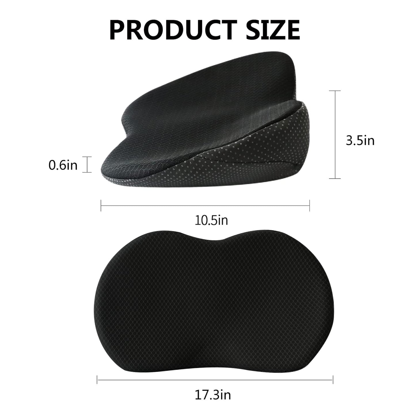 Car Seat Cushion Height Boosting Pad For Shorter Drivers