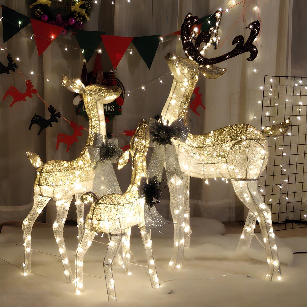 Christmas Elk Plug In Luminous Decor Light Ornaments - Flare Shack