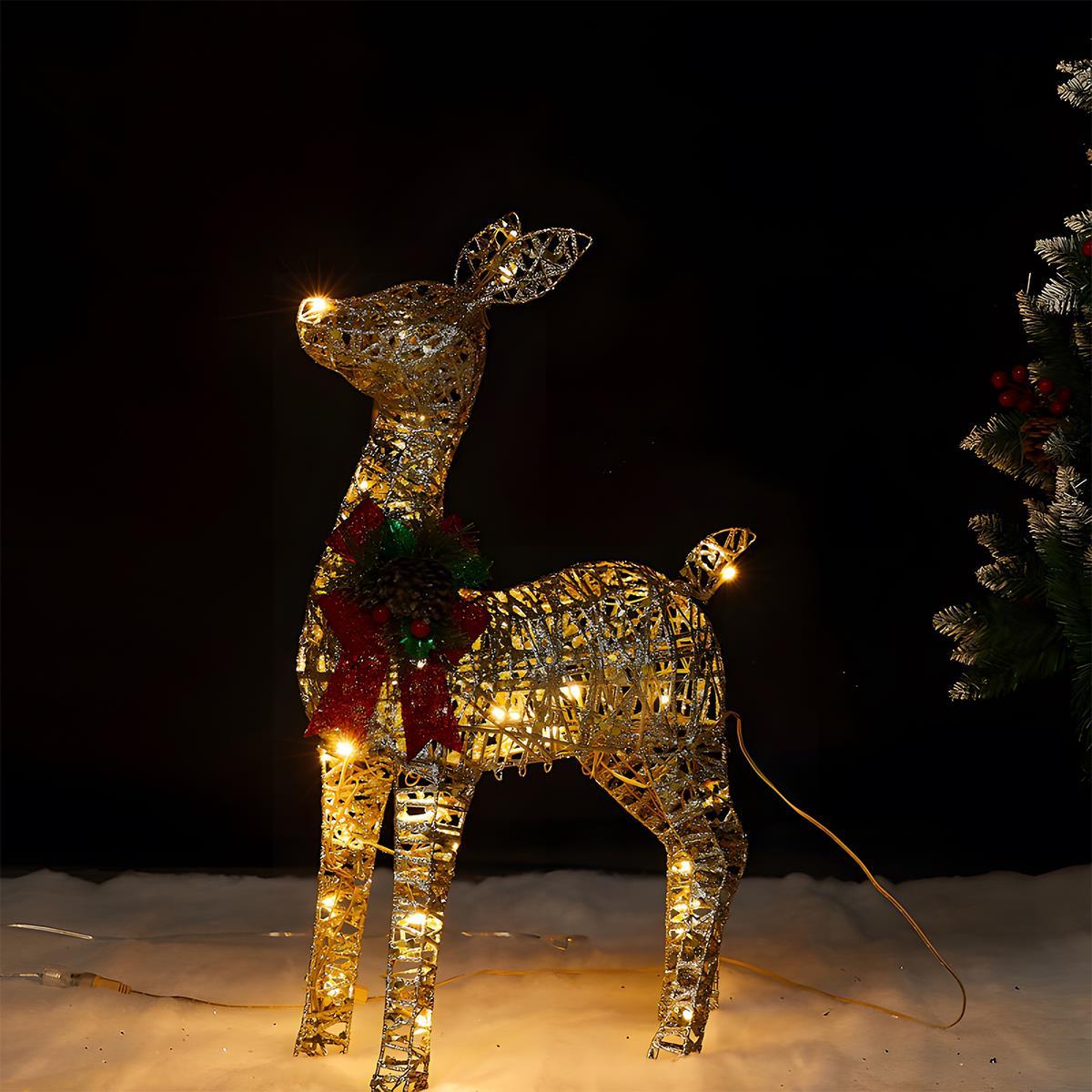 Christmas Elk Plug In Luminous Decor Light Ornaments - Flare Shack