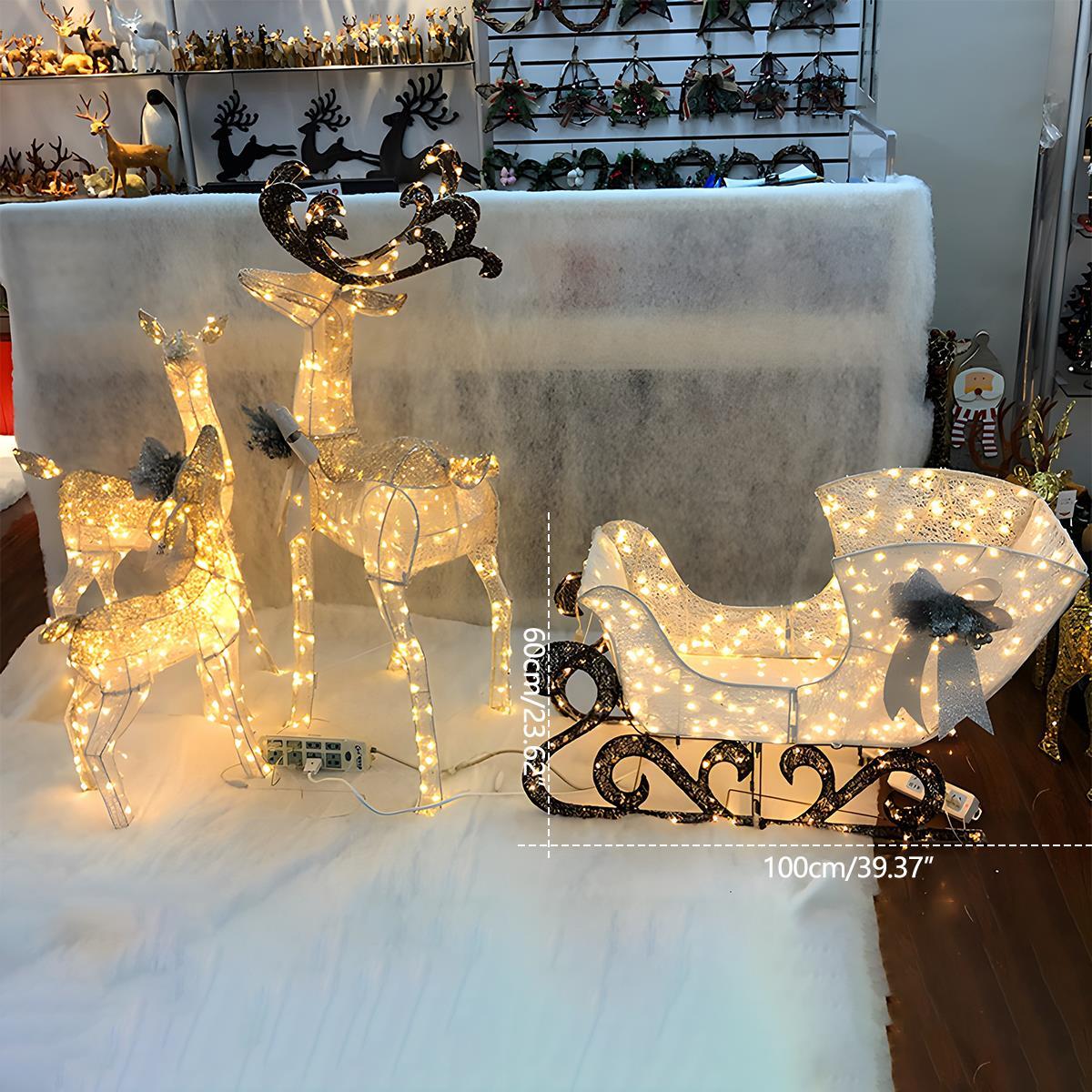 Christmas Elk Plug In Luminous Decor Light Ornaments - Flare Shack