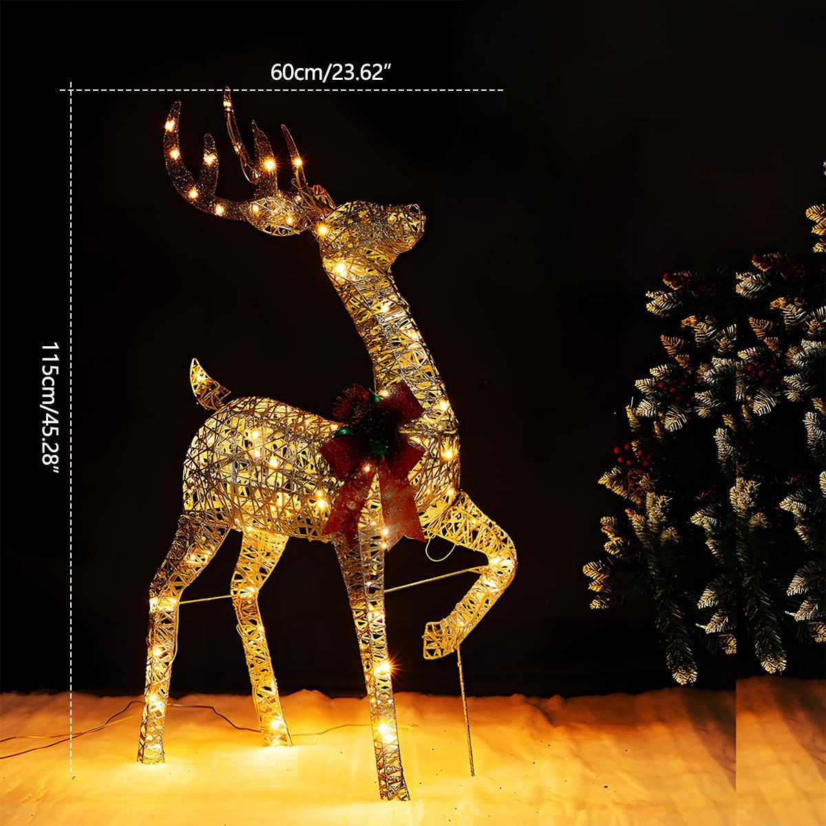 Christmas Elk Plug In Luminous Decor Light Ornaments - Flare Shack