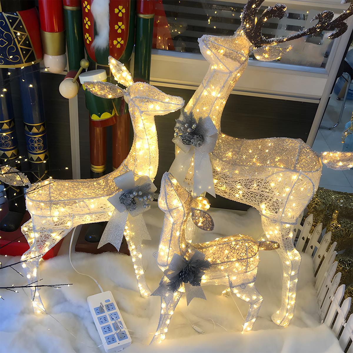 Christmas Elk Plug In Luminous Decor Light Ornaments - Flare Shack