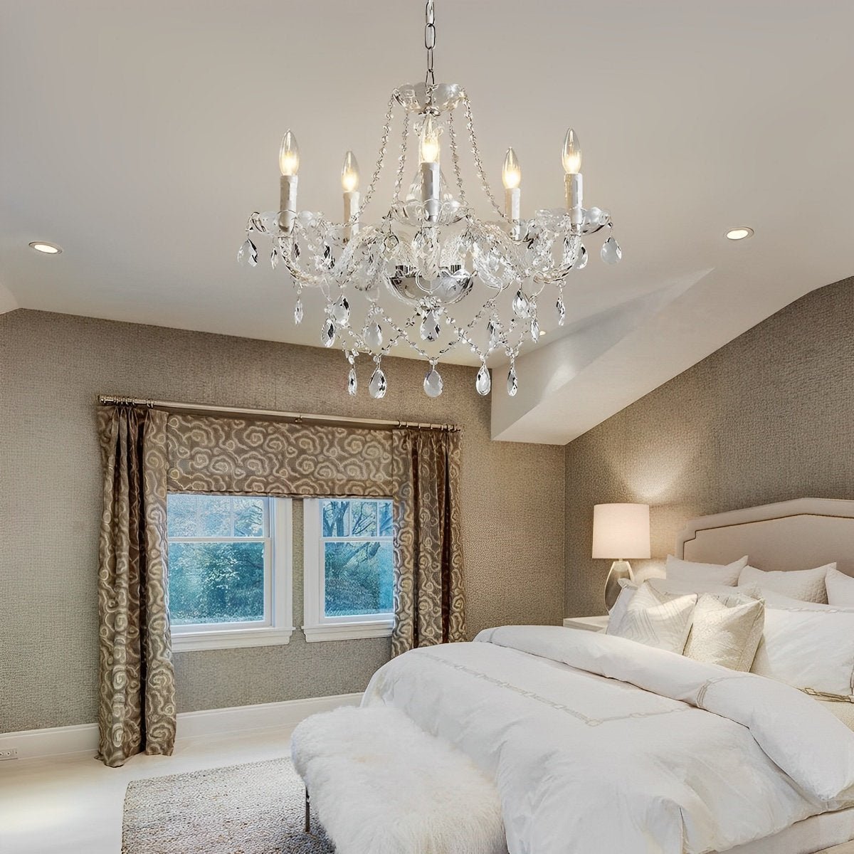 Classic Luxury Crystal Candle Chandelier Light - Flare Shack