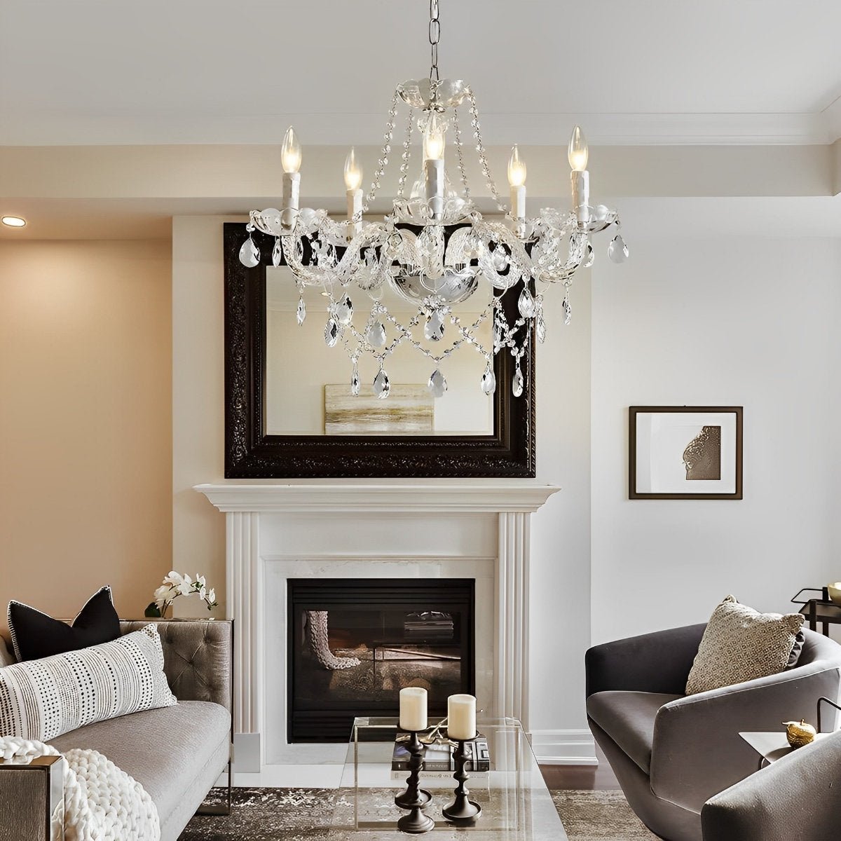 Classic Luxury Crystal Candle Chandelier Light - Flare Shack