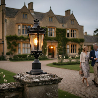 Classic Vintage European Lantern Outdoor Post Light