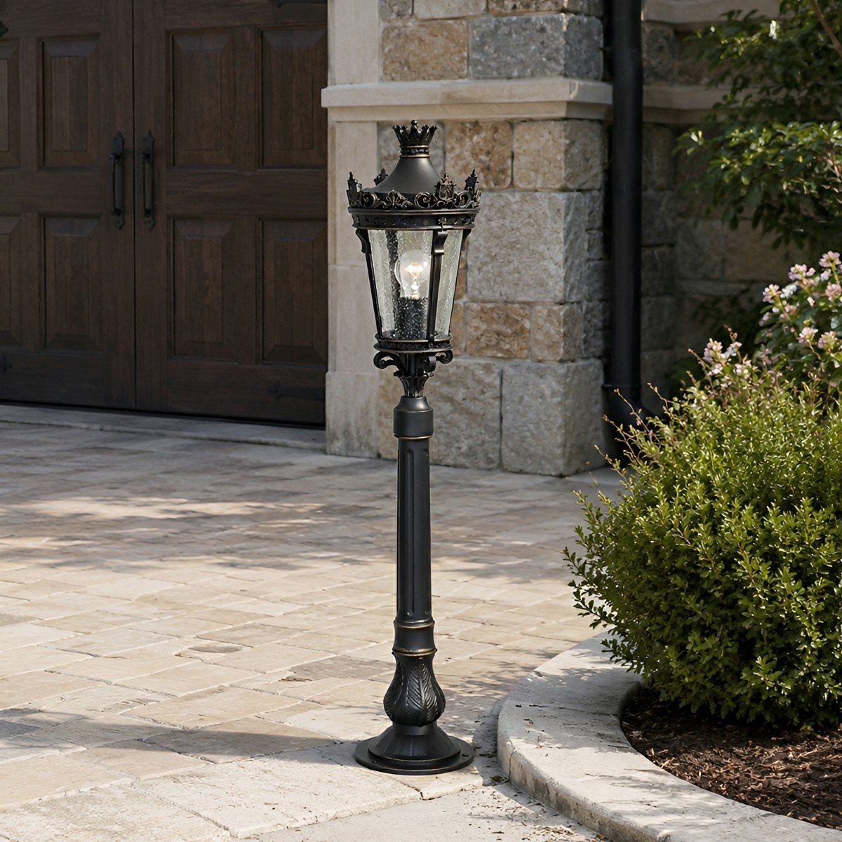 Classic Vintage European Lantern Pathway Bollard Light - Flare Shack