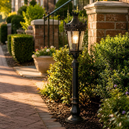 Classic Vintage European Lantern Pathway Bollard Light - Flare Shack