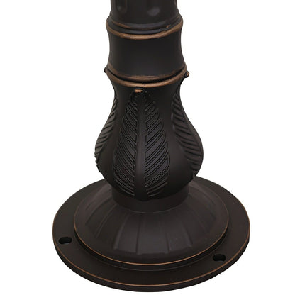 Classic Vintage European Lantern Outdoor Pathway Bollard Light
