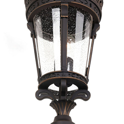 Classic Vintage European Lantern Outdoor Pathway Bollard Light