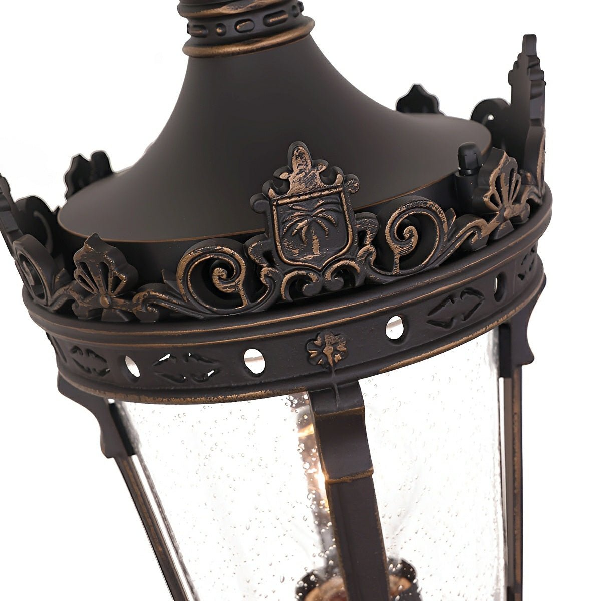 Classic Vintage European Lantern Outdoor Pathway Bollard Light