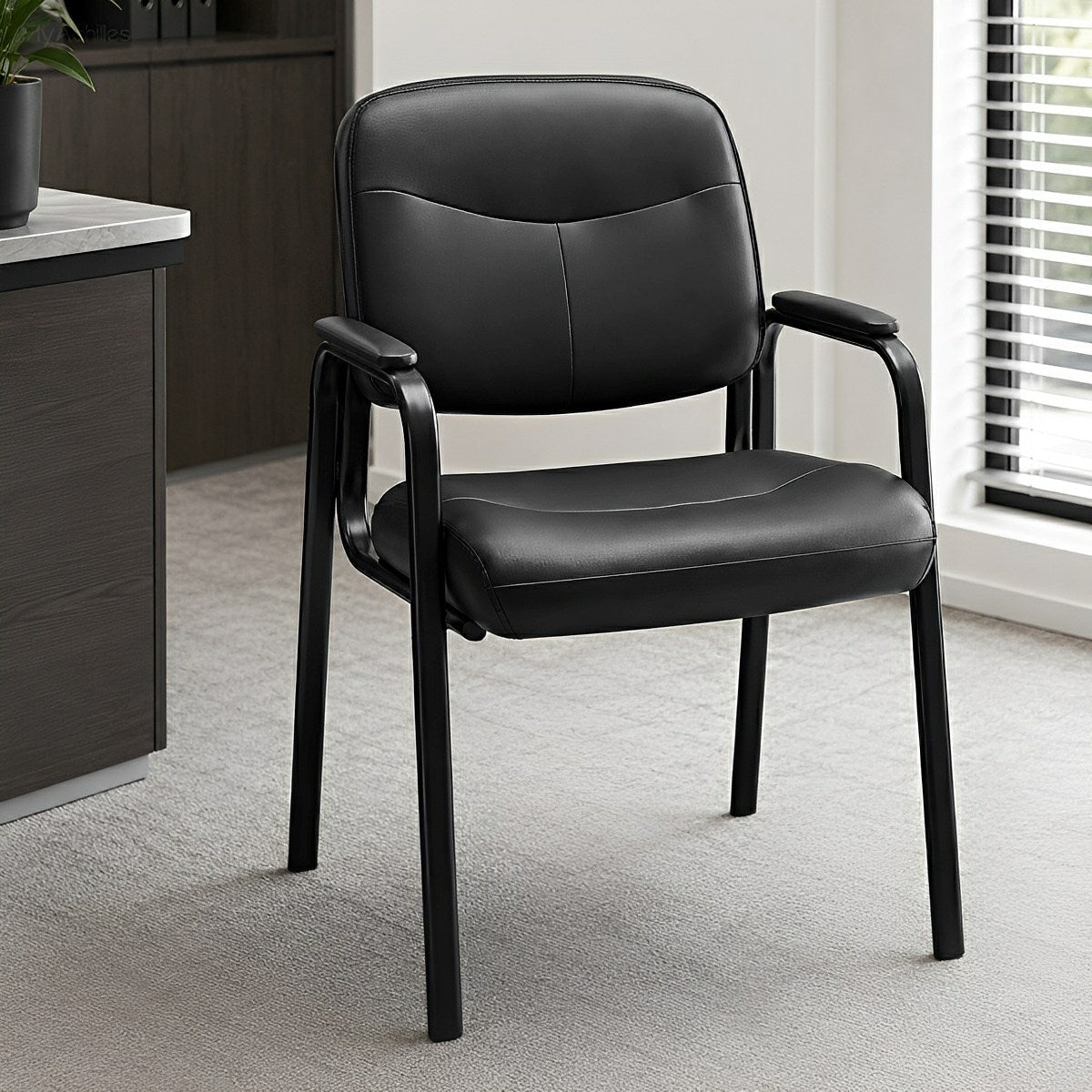Conference Room Chairs with Padded Arms Office Chairs Guest Chairs
