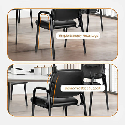 Conference Room Chairs with Padded Arms Office Chairs Guest Chairs