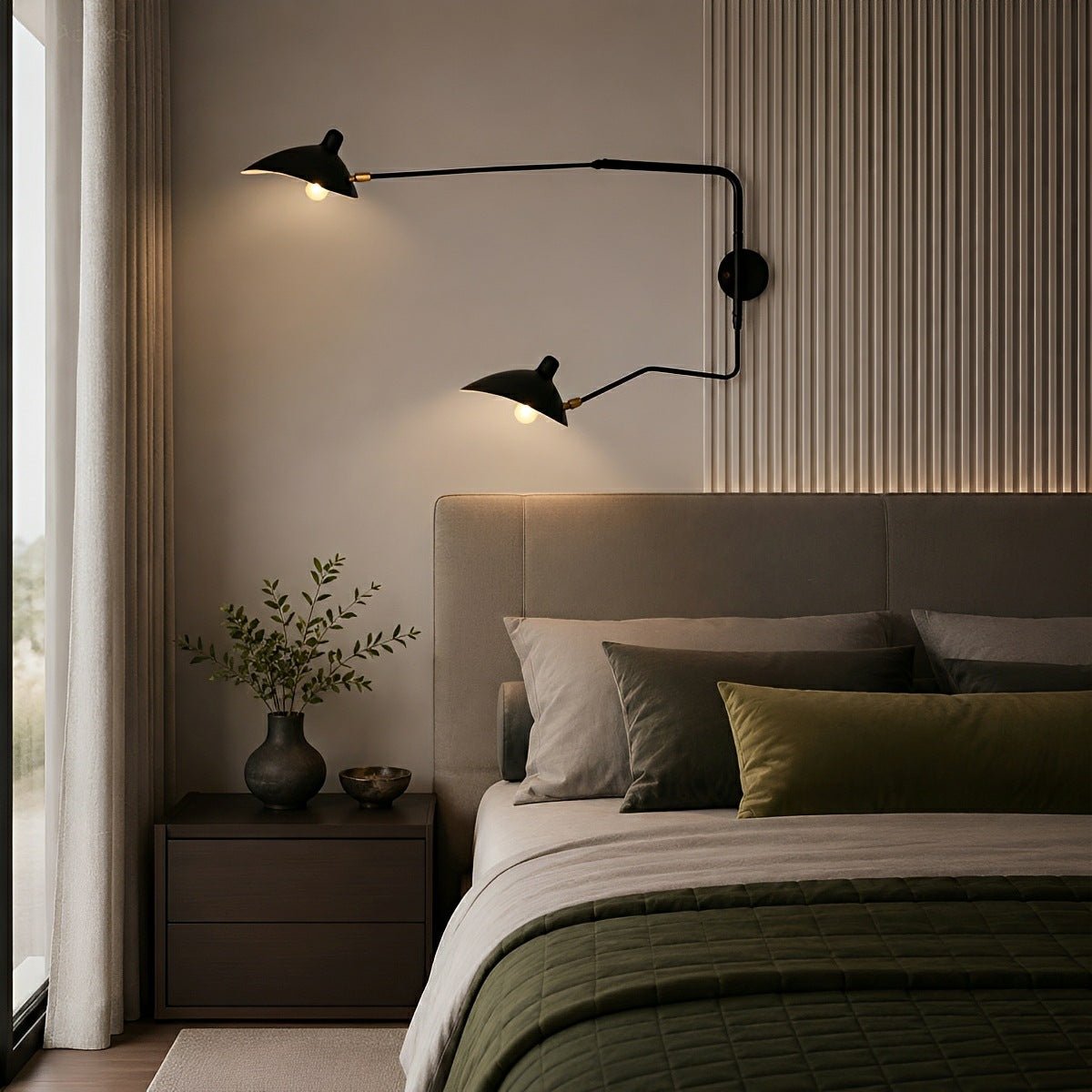 Creative Adjustable Iron Industrial Swing Arm Wall Lamp Wall Sconce Lighting - Flare Shack
