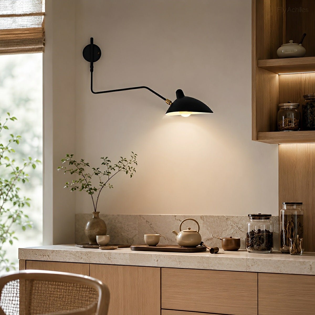 Creative Adjustable Iron Industrial Swing Arm Wall Lamp Wall Sconce Lighting - Flare Shack