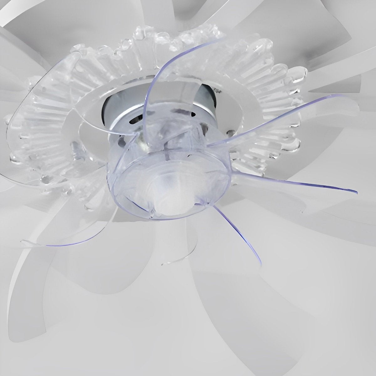 Creative Floral Shaped DC Motor LED Ceiling Fan Lights