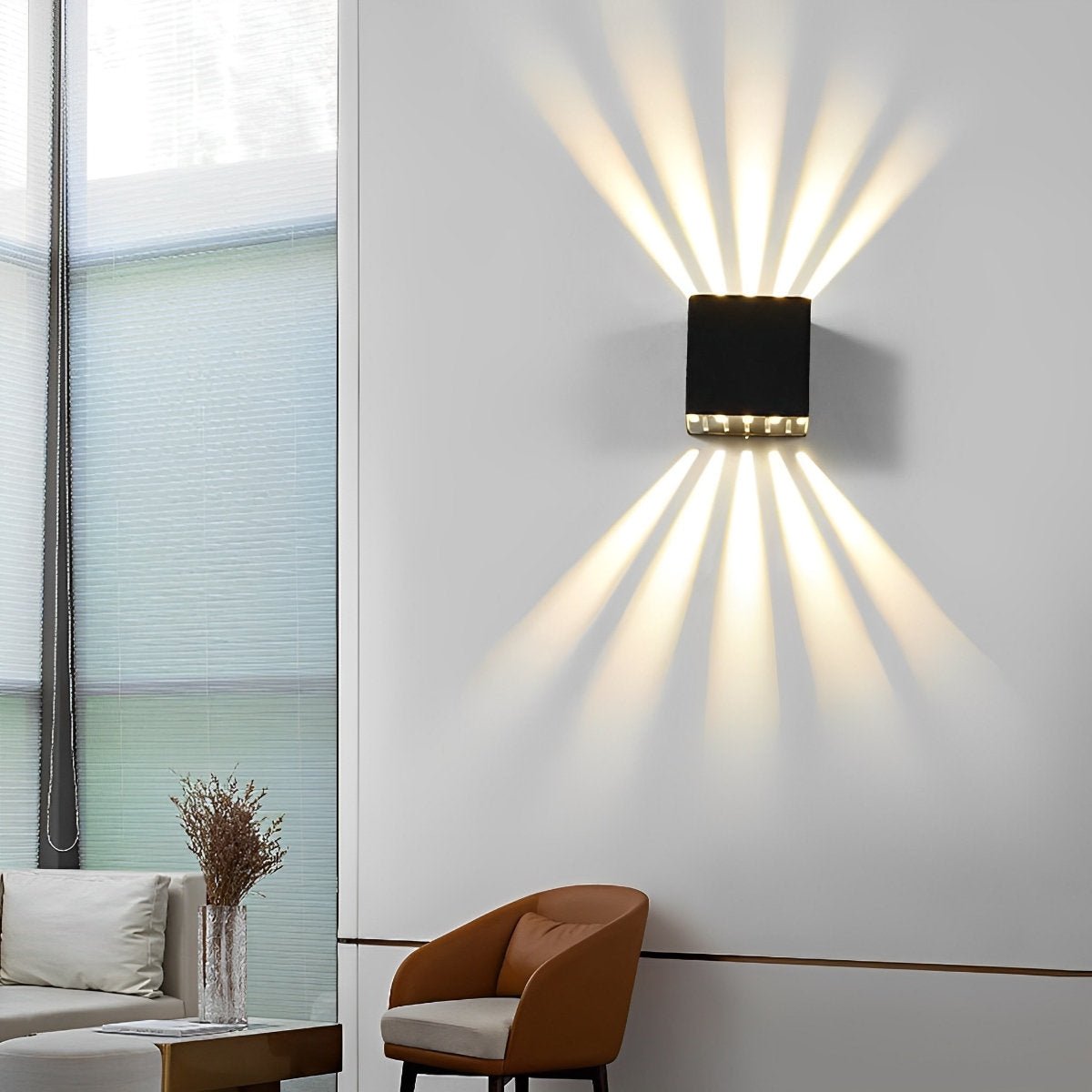 Creative Waterproof Nordic Style Solar Up Down Wall Lights - Flare Shack