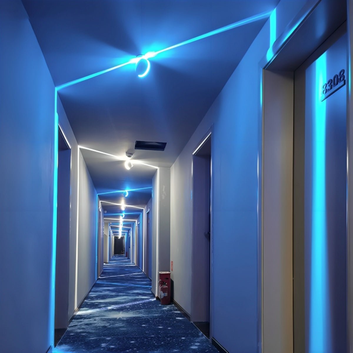 Cyberpunk Hallway LED Wall Light Beam Spot Light - Flare Shack
