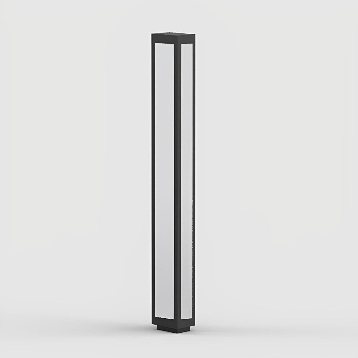 Waterproof LED Black Modern Outdoor Column Light