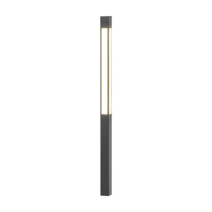 Waterproof LED Black Modern Outdoor Column Light
